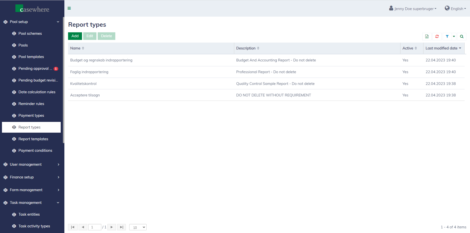 Grid widget - best practices | Casewhere Docs